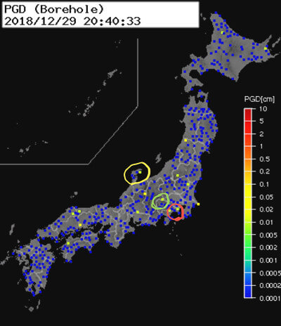 強震モニタの画像