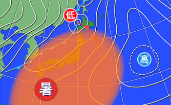天気図の画像