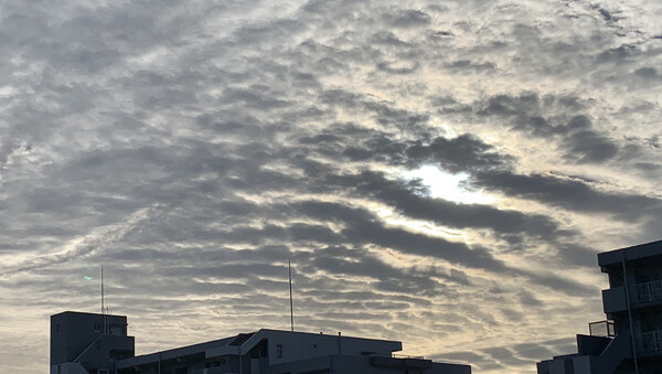 地震雲の投稿写真