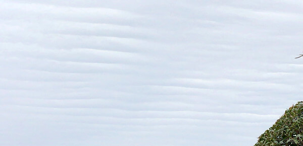 地震雲の投稿写真