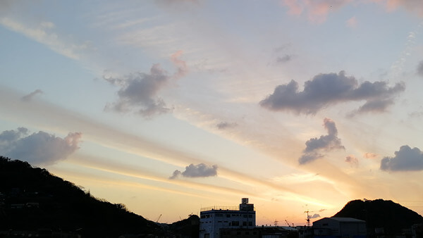 地震雲の投稿写真