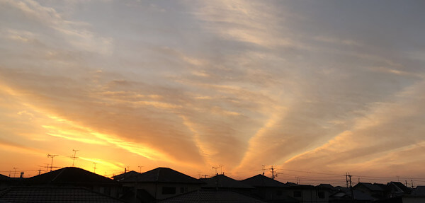 地震雲の投稿写真