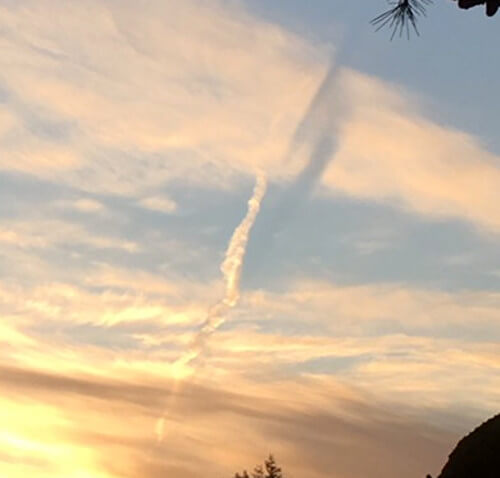 地震雲の投稿写真