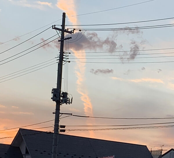 地震雲の投稿写真