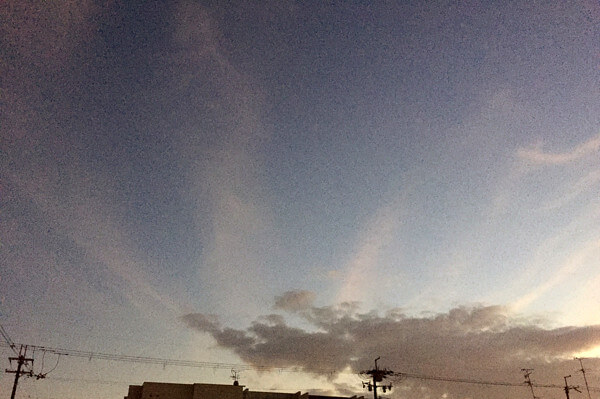 地震雲の投稿写真