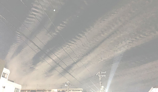 地震雲の投稿写真