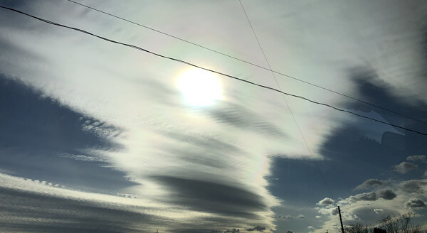 地震雲の投稿写真