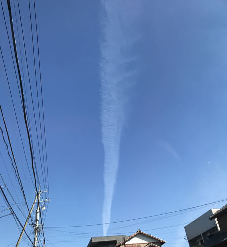 地震雲の投稿写真