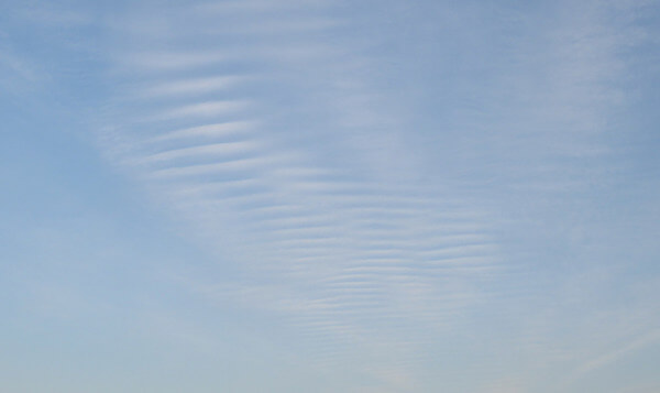 地震雲の投稿写真