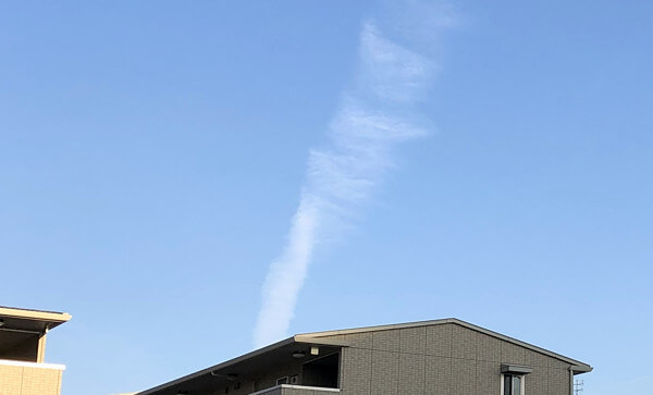 地震雲の投稿写真