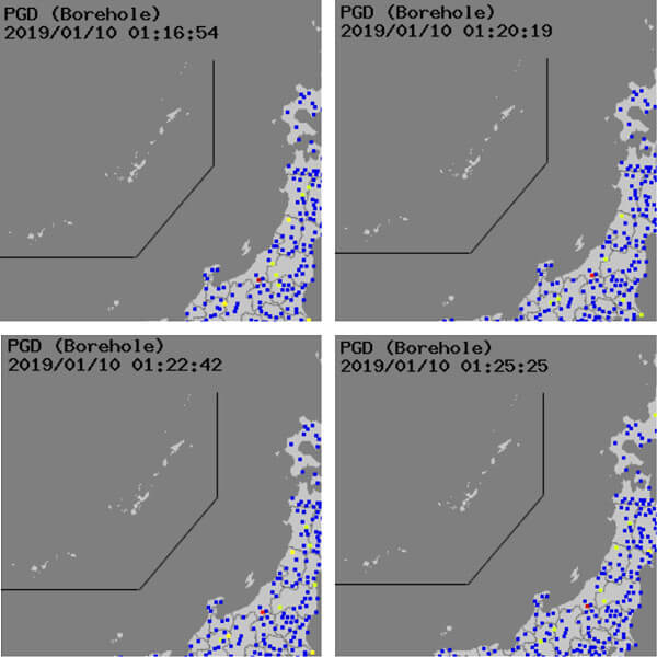 強震モニタの画像