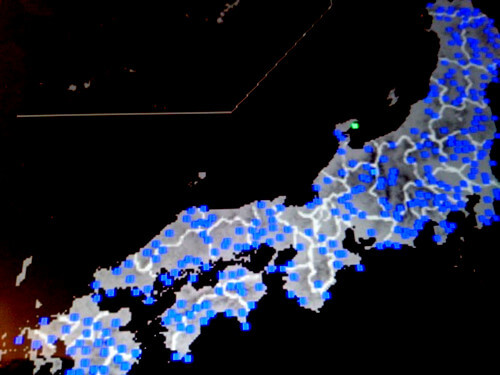 強震モニタの画像