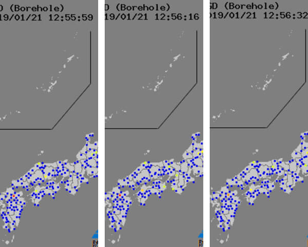 強震モニタの画像