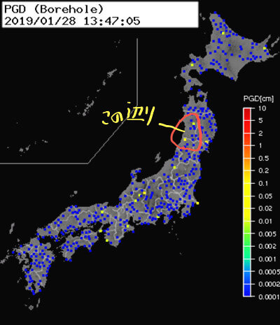 強震モニタの画像