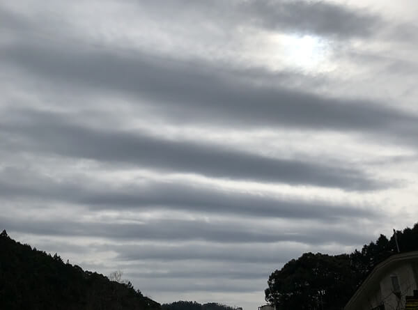 地震雲の投稿写真