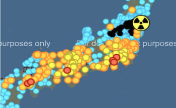 放射線量のグラフ