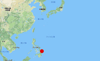 地震情報の画像