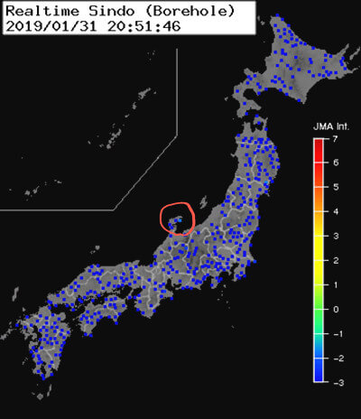 強震モニタの画像