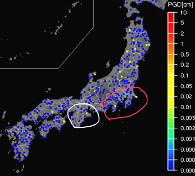 強震モニタの画像
