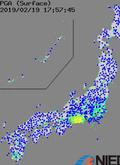 強震モニタの画像