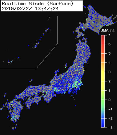 強震モニタの画像