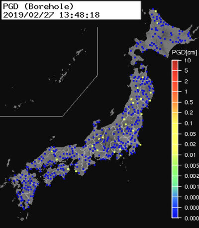 強震モニタの画像