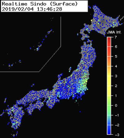 強震モニタの画像