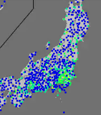 強震モニタの画像