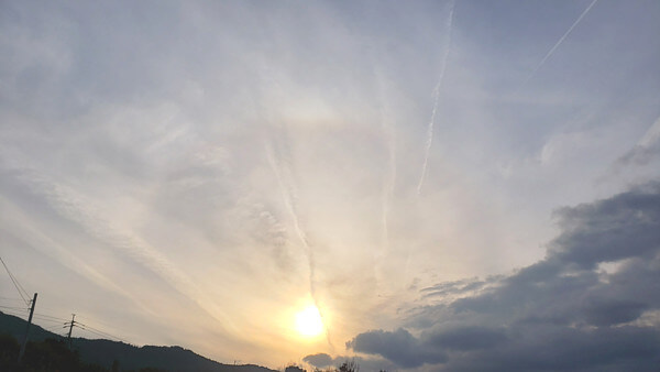 地震雲の投稿写真