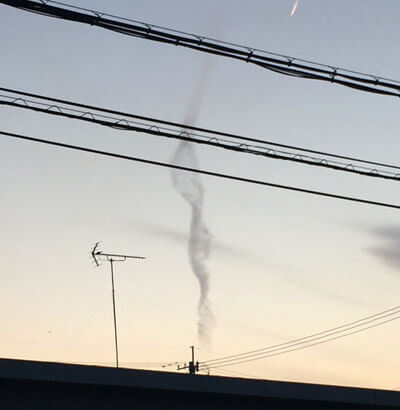地震雲の投稿写真