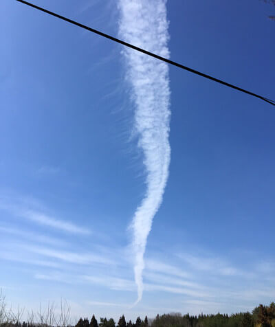地震雲の投稿写真