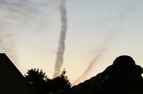 地震雲の投稿写真