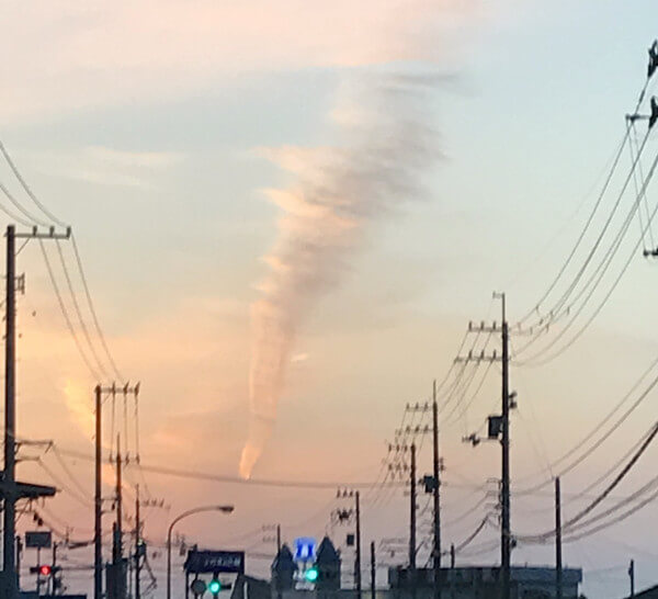 地震雲の投稿写真