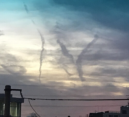 地震雲の投稿写真