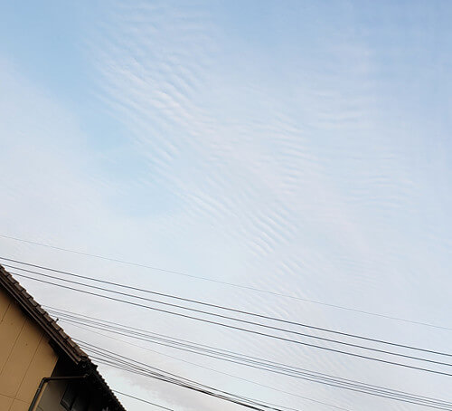 地震雲の投稿写真