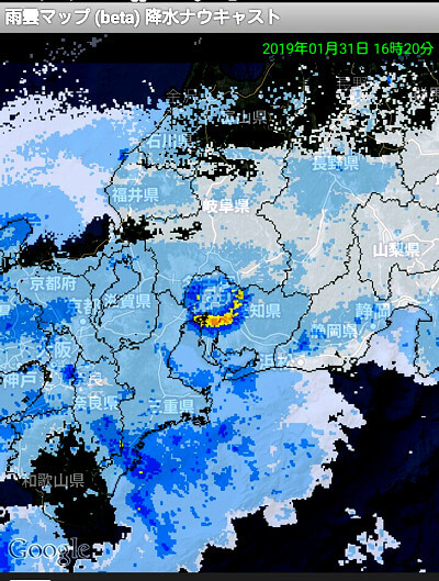 気象データの画像