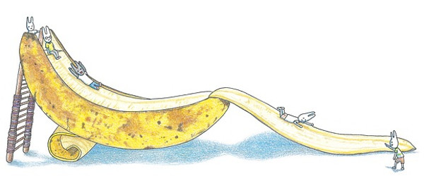 すべり台のイラスト