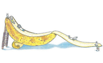 すべり台のイラスト