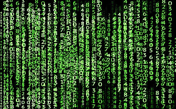 ナンバーコードのイラスト