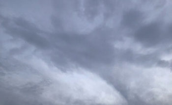 龍のような雲の写真