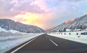田舎町の風景の写真