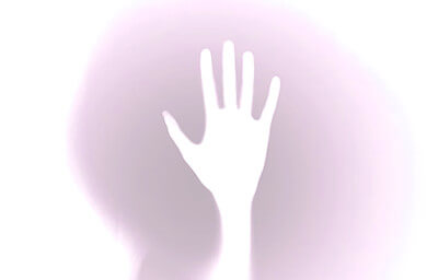 白い手のイメージイラスト