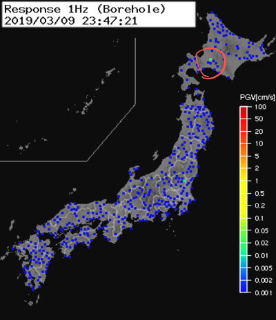 強震モニタの画像