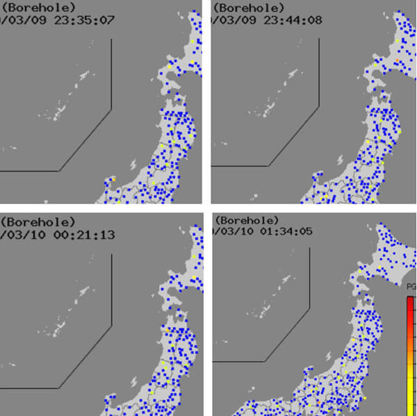強震モニタの画像