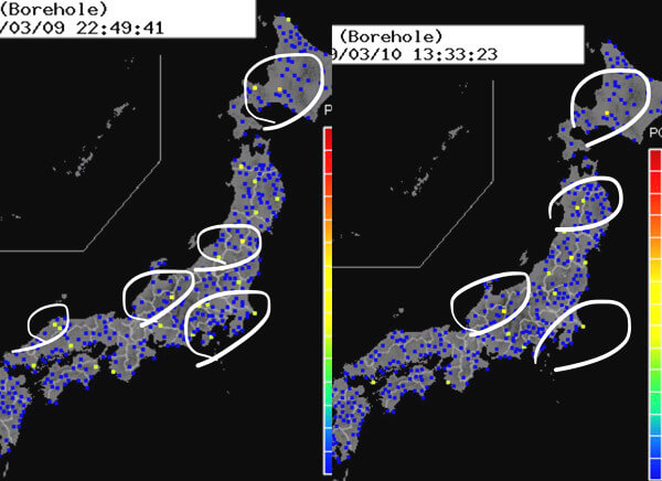 強震モニタの画像