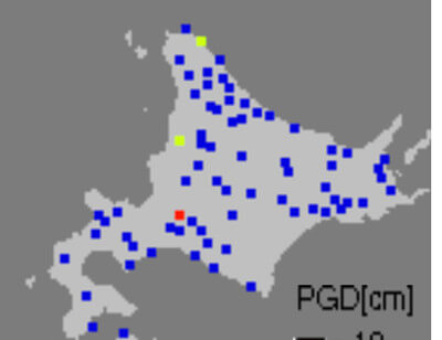 強震モニタの画像