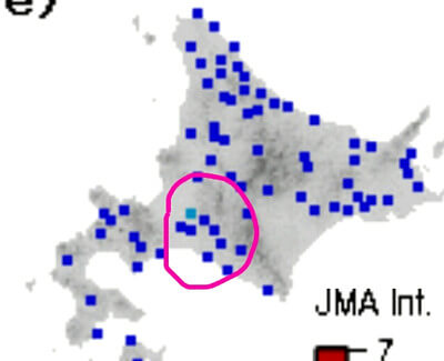 強震モニタの画像