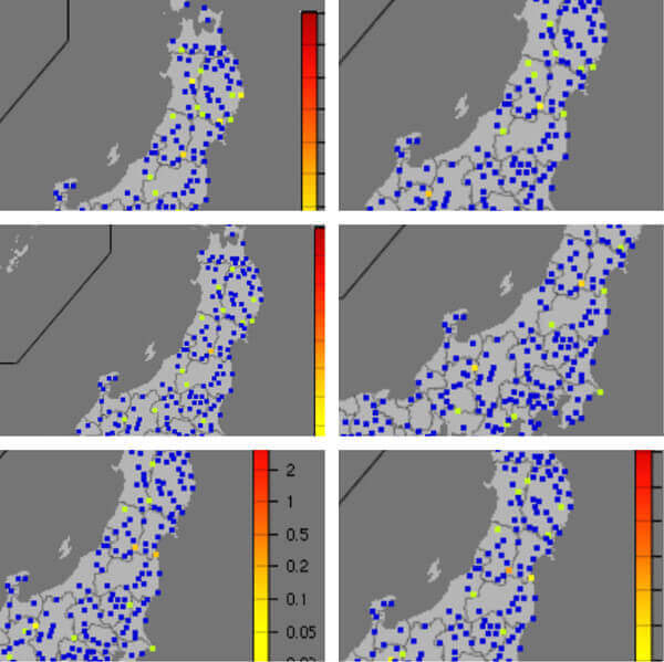 強震モニタの画像