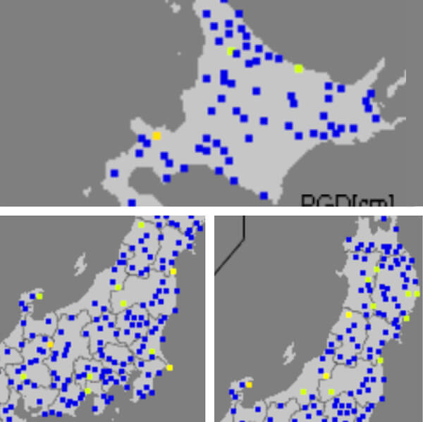 強震モニタの画像