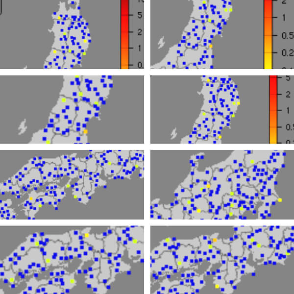 強震モニタの画像
